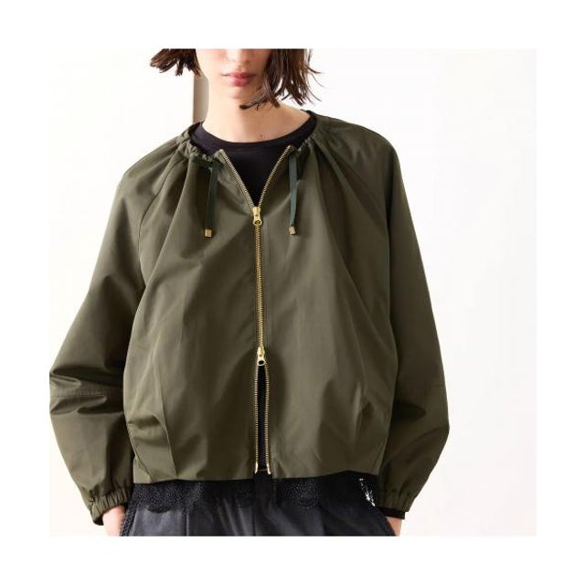 ブルゾン scalloplace hem twill blouson 4264 168 （29/OLIVE-GREEN）