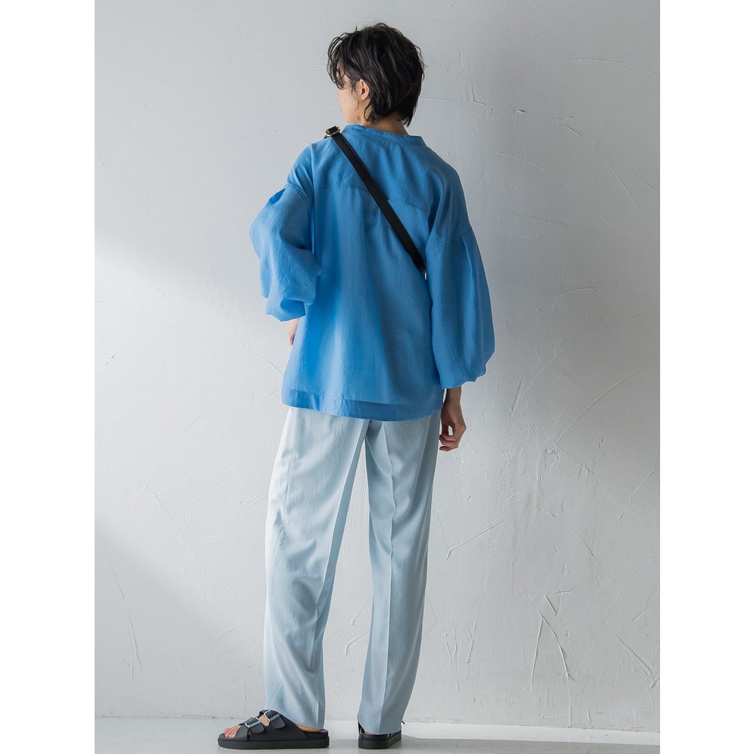 メイソングレイ MAYSON GREY 【2023SS叶えるシャツ】バルーンスリーブ 