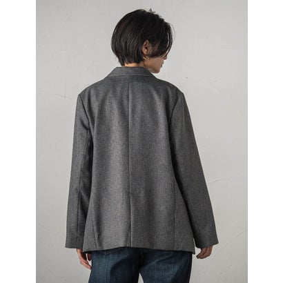 ミックスメランジダブルブレストジャケット （グレー系その他）｜詳細画像