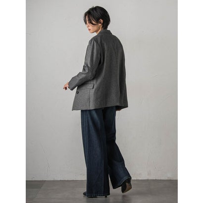 ミックスメランジダブルブレストジャケット （グレー系その他）｜詳細画像
