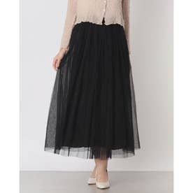 チュールスカート （ブラック）