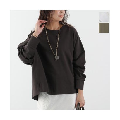 マルモア marmors marmors Tシャツ smooth pullover 0226309052 長袖 （KHAKI/グリーン）｜詳細画像