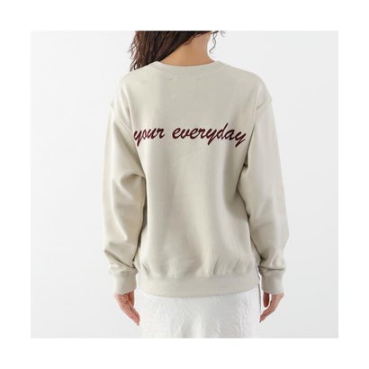 マルモア marmors marmors トレーナー flocky logo sweat 0226309080 （L/BEIGE-ベージュ）｜詳細画像