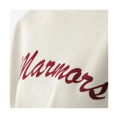 マルモア marmors marmors トレーナー flocky logo sweat 0226309080 （L/BEIGE-ベージュ）｜詳細画像