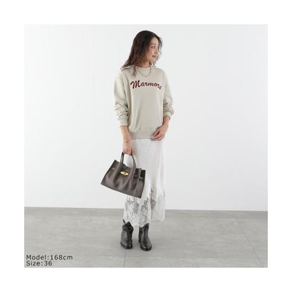 マルモア marmors marmors トレーナー flocky logo sweat 0226309080 （L/BEIGE-ベージュ）｜詳細画像