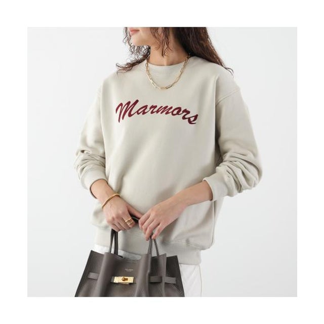 トレーナー flocky logo sweat 0226309080 （L/BEIGE-ベージュ）