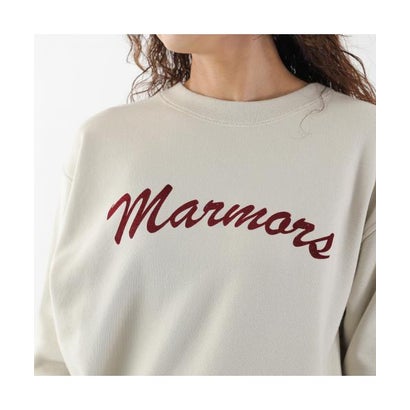 マルモア marmors marmors トレーナー flocky logo sweat 0226309080 （D/GRAY-グリーングレイ）｜詳細画像