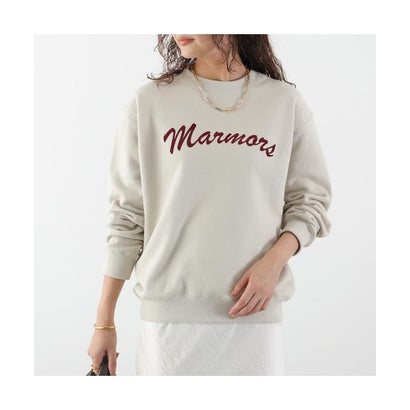 マルモア marmors marmors トレーナー flocky logo sweat 0226309080 （D/GRAY-グリーングレイ）｜詳細画像