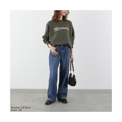 マルモア marmors marmors トレーナー flocky logo sweat 0226309080 （D/GRAY-グリーングレイ）｜詳細画像