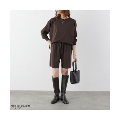 marmors ショートパンツ knit short pants ニット 0226303061 （BROWN/ブラウン）｜詳細画像