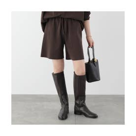 ショートパンツ knit short pants ニット 0226303061 （BROWN/ブラウン）