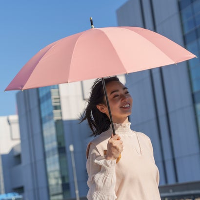 マブ 日傘 晴雨兼用 長傘 雨傘 メンズ レディース 50cm 遮光率100% 遮熱 UVカット UPF50+ 無地 SMV-4195｜詳細画像