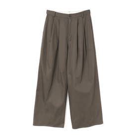 タックワイドチノパンツ （チャコールグレー(color92)）