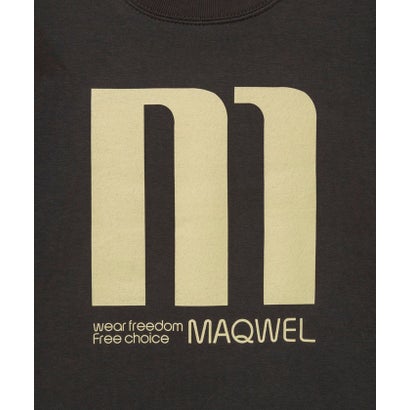 Maqwel LARGE M プリントスウェット裏起毛 （ライトグレー）｜詳細画像