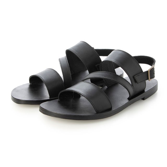 手染めバックベルトサンダル （BLACK）