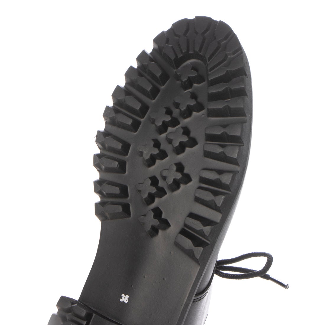 マドゥリ MADULI タンクソールレースアッププレーントゥシューズ （BLACK） -靴＆ファッション通販 ロコンド〜自宅で試着、気軽に返品