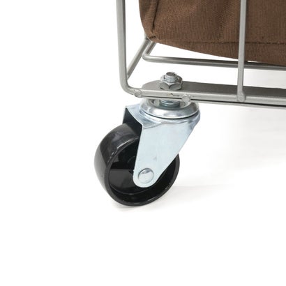 ブリッド BRID ランドリーバスケット キャスター ランドリースクエアバスケット WIRE ARTS & PRO.FOLDING laundry SQUARE BASKET WITH CASTER 28L 003269 （Lightgray）｜詳細画像