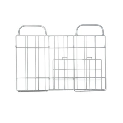 ブリッド BRID ランドリーバスケット キャスター ランドリースクエアバスケット WIRE ARTS & PRO.FOLDING laundry SQUARE BASKET WITH CASTER 28L 003269 （Lightgray）｜詳細画像