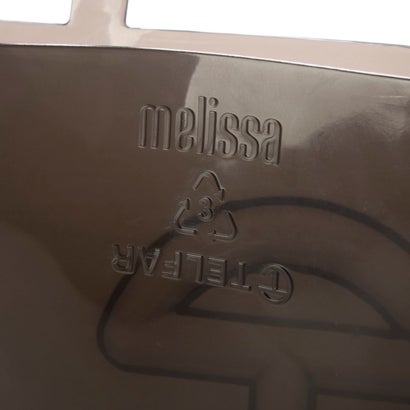 メリッサ melissa MELISSA MEDIUM JELLY SHOPPER BAG + TELFAR （CLEAR BLACK）｜詳細画像