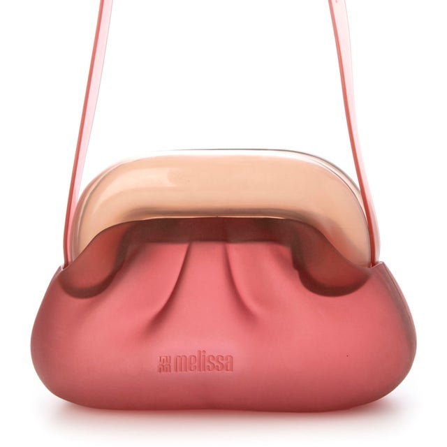 MELISSA GLASS BAG （RED/BROWN）