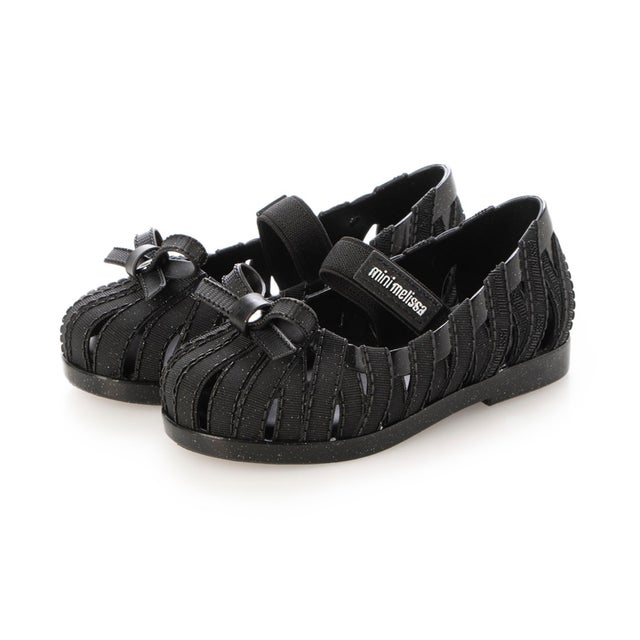 MINI MELISSA M LOVER BALLERINA BB （GLITTER BLACK）