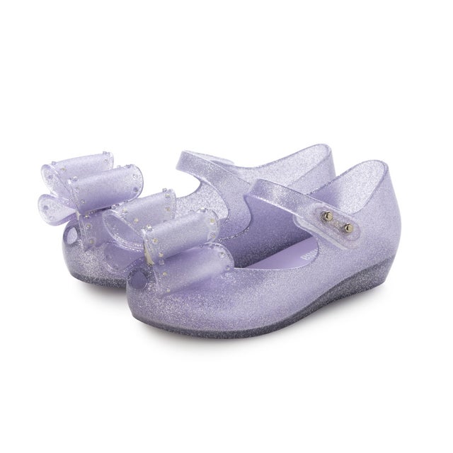 MINI MELISSA ULTRAGIRL CLASSIC BOW BB （GLITTER LILAC）