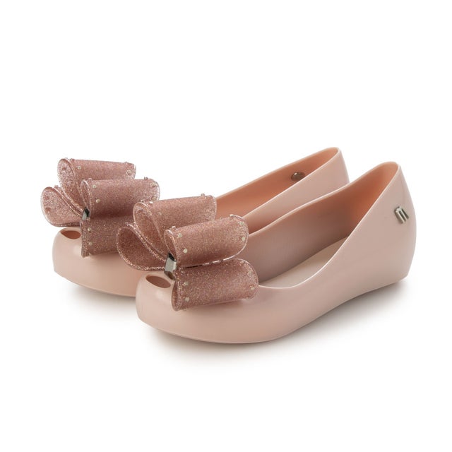 MINI MELISSA ULTRAGIRL CLASSIC BOW INF （LIGHT PINK/GLITTER）