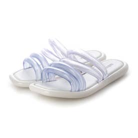 MELISSA AIRBUBBLE SLIDE AD （WHITE/CLEAR）