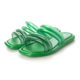 MELISSA AIRBUBBLE SLIDE AD （GREEN/TRANSP GREEN）
