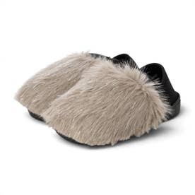 LONG FUR MOC SHOES （GREIGE）