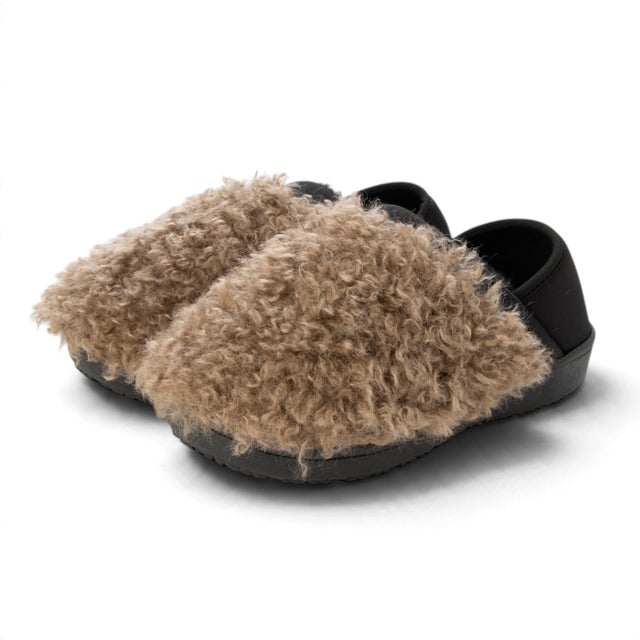 LONG FUR MOC SHOES （BRN系）