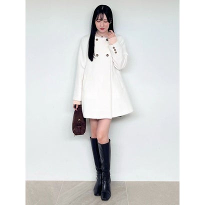 ストレッチロングブーツ （ブラウン）｜詳細画像