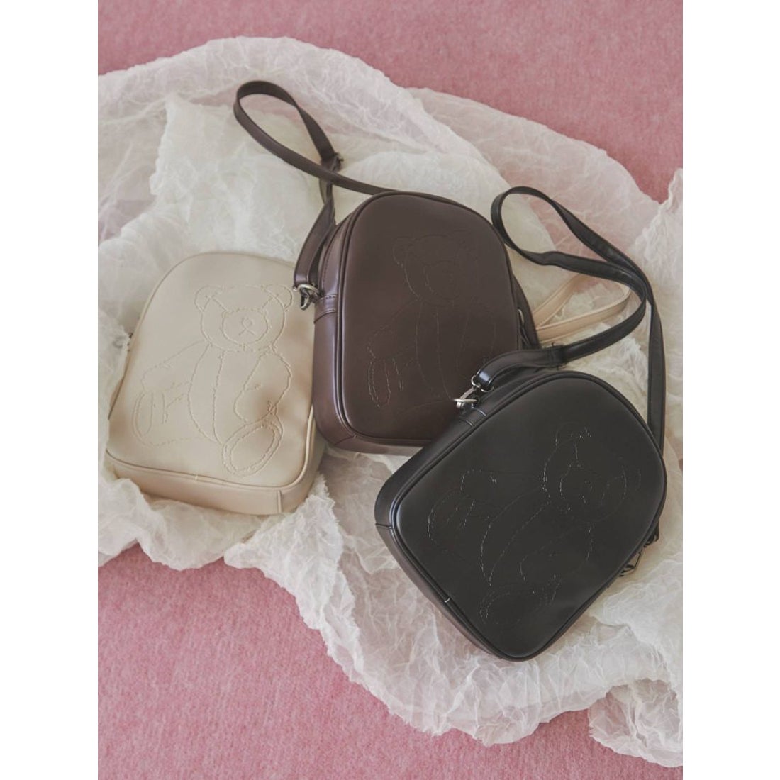 merry jenny bearショルダーbag（ブラック） -ファッション通販 