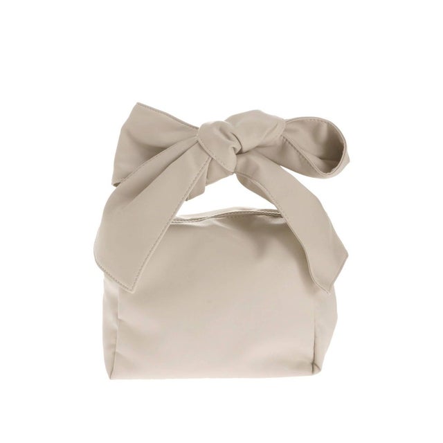ribbon square shoulder bag（アイボリー）