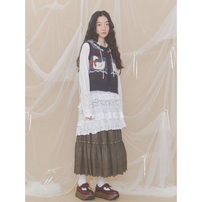 ribbon tstrap shoes （ボルドー）｜詳細画像