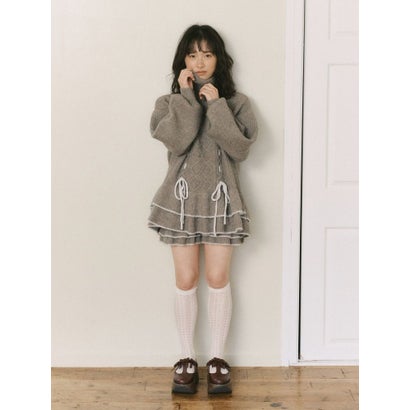 ribbon tstrap shoes （ボルドー）｜詳細画像