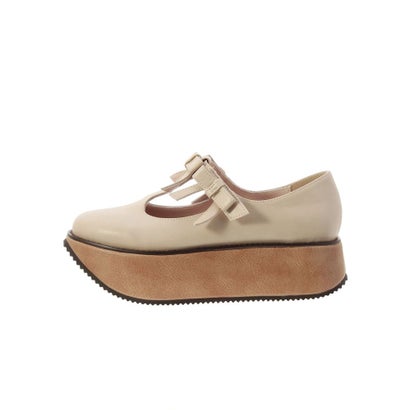 ribbon tstrap shoes （ブラック）｜詳細画像