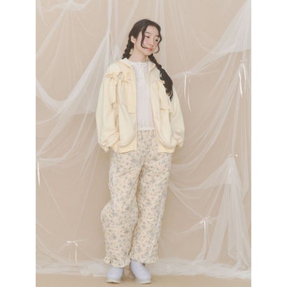 floral pointelle knit （オフホワイト）｜詳細画像