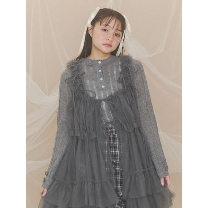 floral pointelle knit （オフホワイト）｜詳細画像