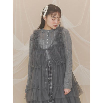 floral pointelle knit （オフホワイト）｜詳細画像