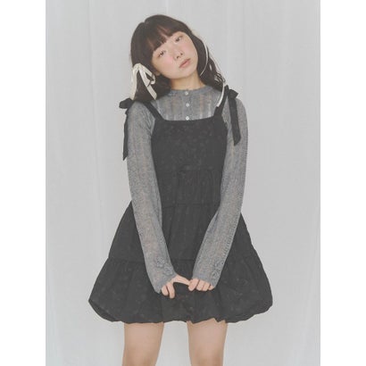 floral pointelle knit （オフホワイト）｜詳細画像