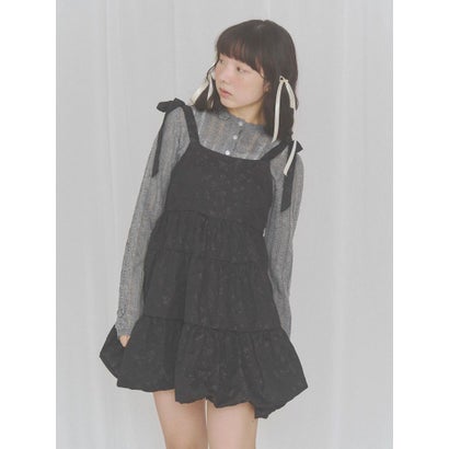 floral pointelle knit （オフホワイト）｜詳細画像
