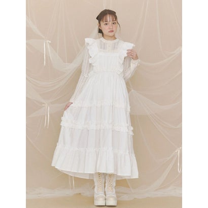 floral pointelle knit （オフホワイト）｜詳細画像