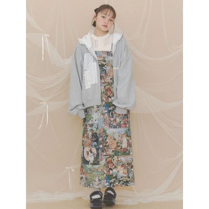floral pointelle knit （オフホワイト）｜詳細画像
