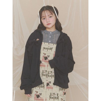 floral pointelle knit （オフホワイト）｜詳細画像