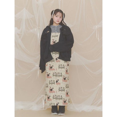 floral pointelle knit （オフホワイト）｜詳細画像