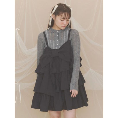 floral pointelle knit （オフホワイト）｜詳細画像