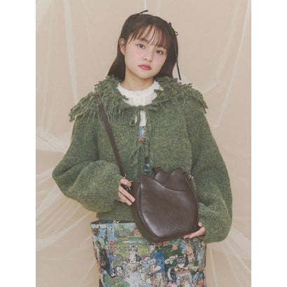 floral pointelle knit （オフホワイト）｜詳細画像