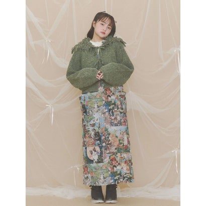 floral pointelle knit （オフホワイト）｜詳細画像
