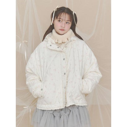 bear yoke knit tops （レッド）｜詳細画像